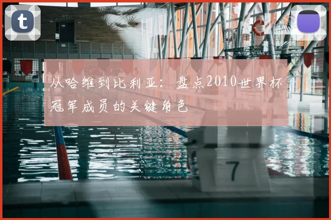 从哈维到比利亚：盘点2010世界杯冠军成员的关键角色