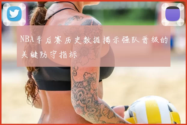 NBA季后赛历史数据揭示强队晋级的关键防守指标