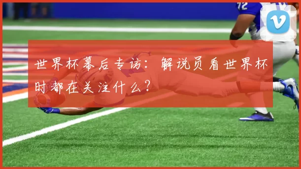 世界杯幕后专访：解说员看世界杯时都在关注什么？