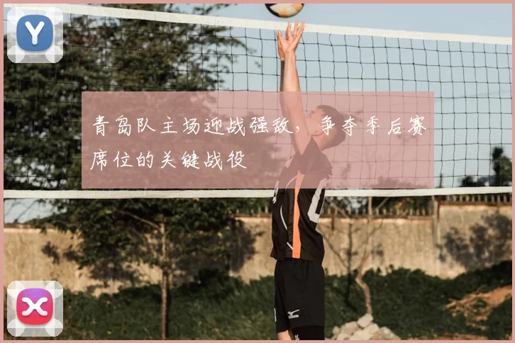 青岛队主场迎战强敌，争夺季后赛席位的关键战役